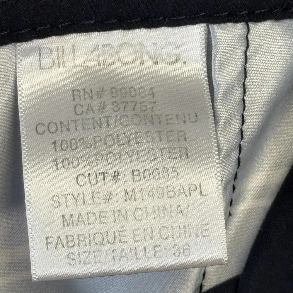 Billabong Men's Blue‎ Plaid Board Shorts Size 36